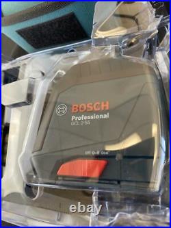 @ Bosch Self Leveling Cross Line Laser with Plumb Point GCL 2-55