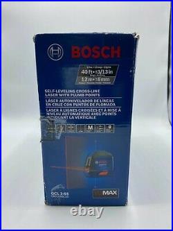 Bosch VisiMax Red Beam Self-Leveling Cross-line Cross Laser Level GCL 2-55