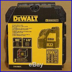 Brand New DEWALT DW088K Self-Leveling Line Laser, horizontal and vertical lines