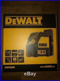 Brand New DeWALT DW088K Self-Leveling Cross Line Laser