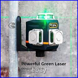 CIGMAN Green Laser Level 360° Magnetic L Base Type-C cable Self-leveling Mode