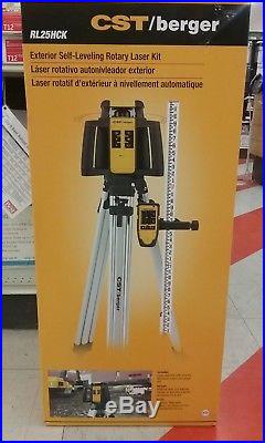 CST BERGER-RL25HCK Self Leveling Rotary Laser Level Kit BRAND NEW in the BOX