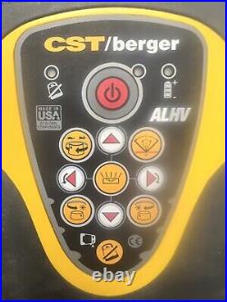 CST/Berger ALHV Self Leveling Horizontal + Vert Rotary Laser with Remote & receive