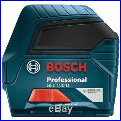 Clearance Bosch Self-Leveling Cross Line Laser Green Angle Fixing GLL100GX