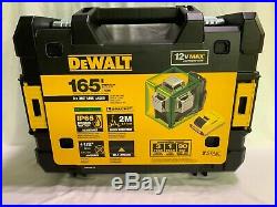 DEWALT 12V MAX 3 x 360 Degrees GREEN Line Laser DW089LG (New In Retail Pack)