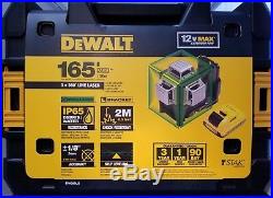 DEWALT 12V MAX 3 x 360 Degrees Green Line Laser DW089LG New