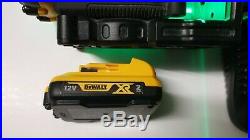DEWALT DCE089D1G 10.8V GREEN MULTI LINE LASER 2x 2.0 AH Batteries & CHARGER, Only