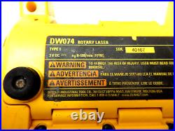 DEWALT DW074 Self Leveling Interior/Exterior Rotary Laser No Detector Bare Tool
