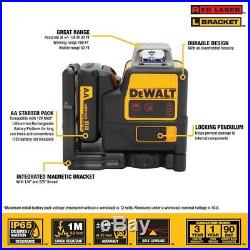 DEWALT DW0811LRR 12V Max Compatible Self-Leveling 2 x 360 Red Line Laser Level