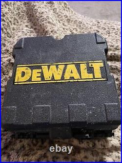 DEWALT DW0822 2-Spot Cross-Line Laser Level Yellow