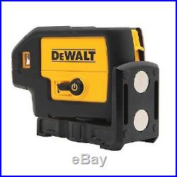 DEWALT DW085K Self Leveling 3-Beam Cot Plumb & Level Laser Pointer withCase NEW