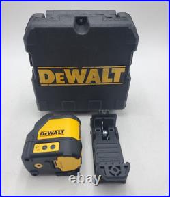 DEWALT DW088CG 100 ft. Green Self-Leveling Cross Line Laser Lvl, Batteries, Case