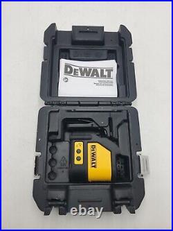 DEWALT DW088CG 100 ft. Green Self-Leveling Cross Line Laser Lvl, Batteries, Case