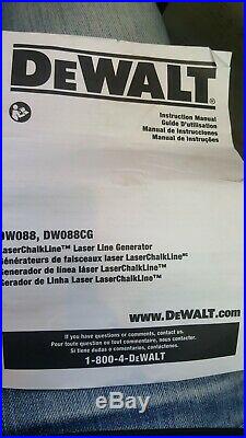 DEWALT DW088CG 12V Self-leveling Green Cross Line Laser