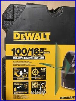 DEWALT DW088CG Self-leveling Green Cross-Line Laser Level (Brand New Sealed)