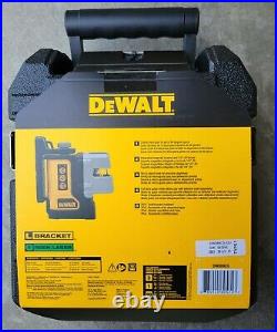 DEWALT DW089CG 3 Beam Line Laser 100/165' Range Green FACTORY SEALED