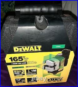 DEWALT DW089CG 3 Line Self Leveling Green Laser DEW-DW089CG NEW SEALED