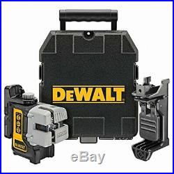DEWALT DW089K-XJ 3 Way Self Levelling Multi Line Laser, Red, Black/Yellow