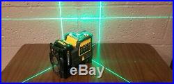 DEWALT DW089LG Green 3 Beam Line Laser with New Battery