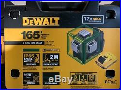 DEWALT DW089LG Green Line Laser withEXTRA BATTERY