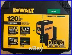DEWALT Green 3 Spot Laser Level DW08302CG
