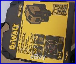 DEWALT US Version DW0851 Combilaser Self-Leveling 5-Spot Beam/Horizontal Laser