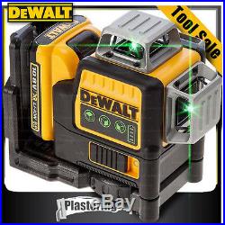 DeWALT 10.8V Green Beam x3 360 1080 Self Levelling Cross Line Laser DCE089D1G-XE