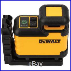 DeWALT DW03601CG 360-Degree Locking Penddulum Green Beam Cross Line Laser