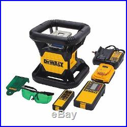 DeWALT DW079LG/20v MAX/2000-Foot Range/Self-Leveling/Green Rotary Laser