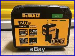 DeWALT DW08302CG 120 Range 3 Beam Spot Green Laser Level (NEW-in BOX)