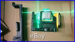DeWalt DCE089D1G 10.8v 1x 2.0Ah Battery Li-Ion Self Level Multi Line Laser Green