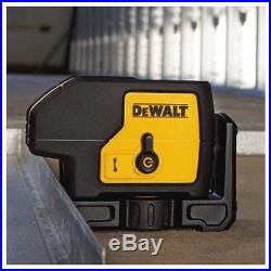 DeWalt DW083K 100-Feet Range Self-Leveling 3 Beam Laser Pointer with Batteries New