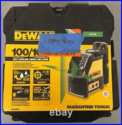 DeWalt DW088CG Green Cross Line Laser w Bracket New in the Box 2 DAY SHIPPING