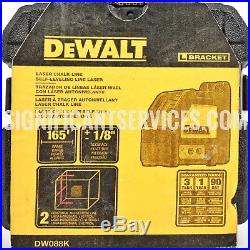 DeWalt DW088K Self Leveling Horizontal/Vertical Cross Line Laser Level NEW