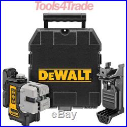 DeWalt DW089K DW089K 3 Beam 3 Way Self Levelling Multi Line Laser + Bracket
