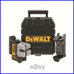 DeWalt DW089K-XJ DW089K 3 Beam 3 Way Self Levelling Multi Line Laser + Bracket