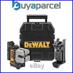 DeWalt DW089K-XJ DW089K 3 Beam 3 Way Self Levelling Multi Line Laser + Bracket