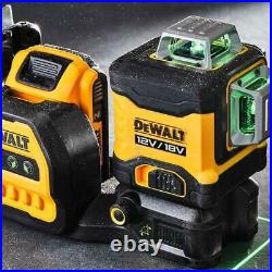 Dewalt DCE089D1G18 12/18V 3 x 360 Green Beam Multi-Line Laser Kit