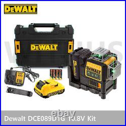 Dewalt DCE089D1G 10.8V Self Levelling Green Line Laser Kit with Battery & Charger