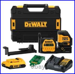 Dewalt DCLE34020G 20V MAX XR Cordless Cross Line Green Laser Level Kit