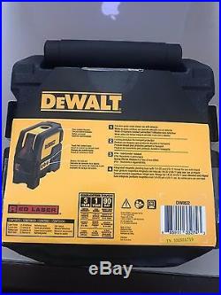 Dewalt DW0822 Leveling Cross Line and Plumb Spots Laser Level Replaces DW088 NEW