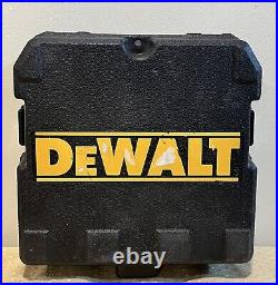 Dewalt DW0822 Red Self-Leveling Cross-Line/Plumb Spot Laser Level with Case