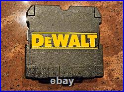 Dewalt DW0822 Red Self-Leveling Cross-Line and Plumb Spot Laser Level & Case