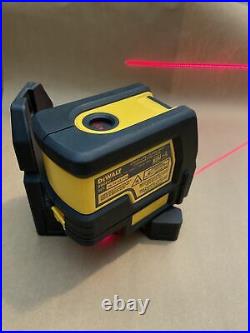 Dewalt DW0822 Red Self-Leveling Cross-Line and Plumb Spot Laser Level with Case