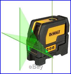 Dewalt DW0822 Self Leveling Cross Line and Plumb Spots Green Laser Level