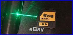 Dewalt DW088CG 2 Way Self-Levelling Cross Line Laser GREEN Unit Only