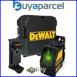 Dewalt DW088CG Green Cross Line Laser Level Self Levelling Includes Bracket