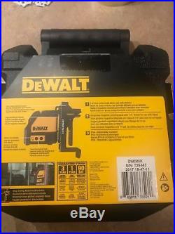 Dewalt DW088K 2 Way Self-Levelling Cross Line Laser Level DW088 DW088k