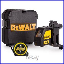 Dewalt DW088K 2 Way Self-Levelling Cross Line Laser With 8m/26ft Measuring Tape