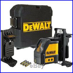 Dewalt DW088K 2 Way Self-Levelling Cross Line Laser With 8m/26ft Measuring Tape